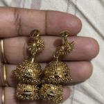 Double Butta Earrings , set of 1 pair.