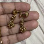 Gold Replica Changeable hanging Earings ,set of 1 pair