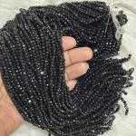 Crystals Beads 3mm Size  Black colour , Minimum Order Qty 2 lines