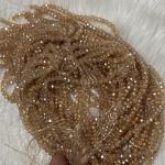 Crystals Beads Honey Gold 3mm Size, Minimum Order Qty 2 lines