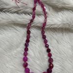ONYX  Beads Pink colour Beaded Necklace