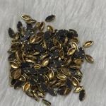 Kundhan Stone Glass Gold Eye - 4x8M