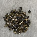 Kundhan Stone Glass White Drop- 4x6mm