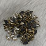 Kundhan Stone Glass White Eye - 4x8M