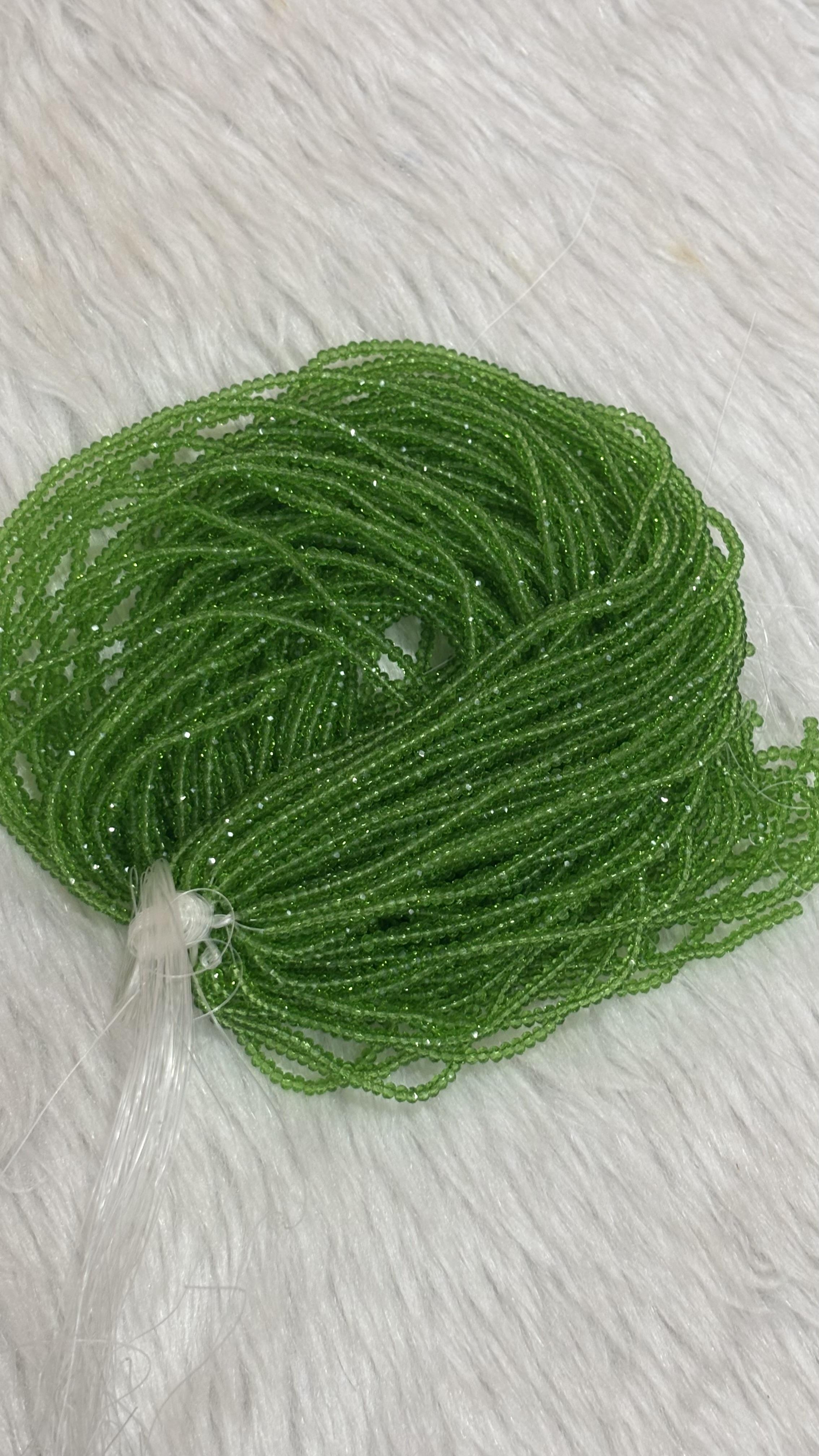 Crystals Beads 2mm size , Minimum Order Qty 2 lines