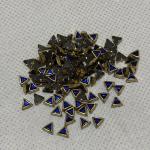Kundhan Stone Trangle Blue- 4x4x4mm