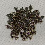 Kundhan Stone Trangle Purple- 4x4x4mm