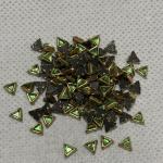 Kundhan Stone Trangle Green - 4x4x4mm