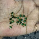 Polki Round white Stone  ,Minimum Qty 2 pcs