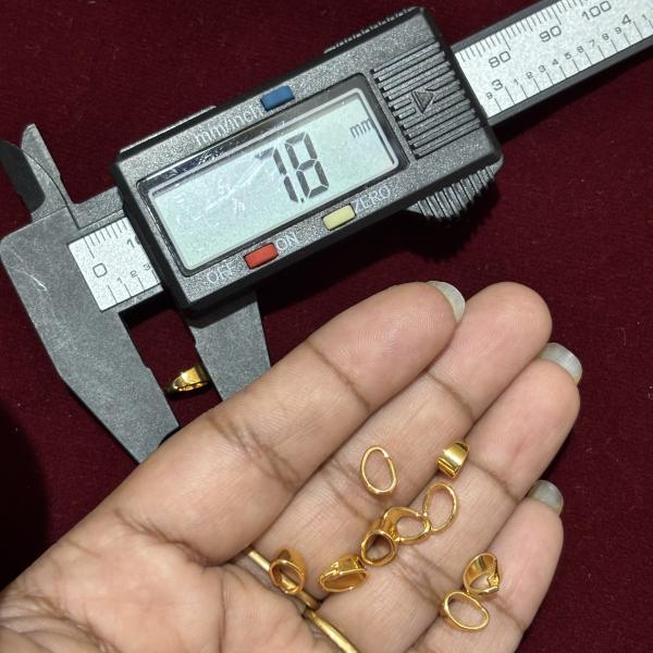 Micro Plated Pendants Hooks , Pack of 10pcs , sold by 1 pack