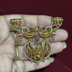 One Gram Gold Rani haram Pendant Without Earrings