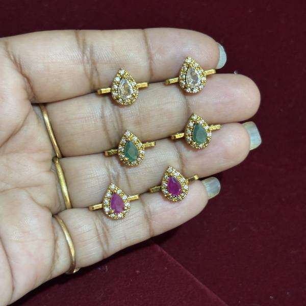 Drop shape Side Pendants ,set of 1 pair