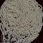 Rice Pearls 8 X 6 mm White Shade, sold by 1 line