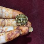 Mehandi Finish Victorian Lakshmi Side Pendants, sold by 1 Pc