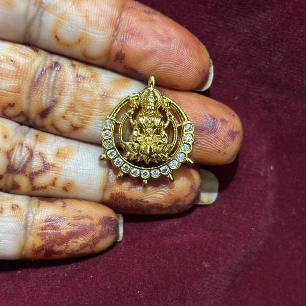 Premium Quality Lakshmi devi Small Pendant, Colours Available , Please Select Colour