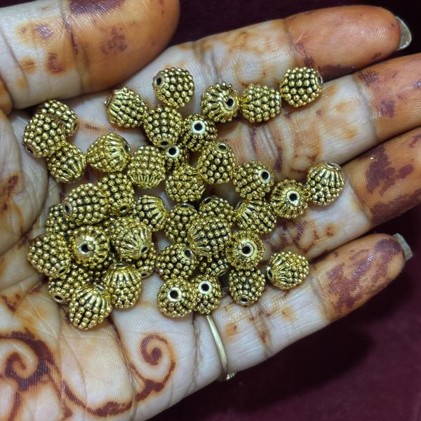 Nakshi Finishi Nakshi Ball 8X8 mm, sold by 1 pc