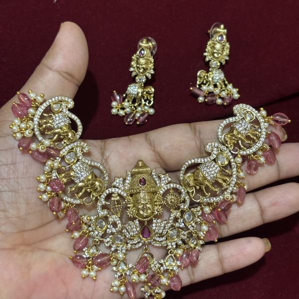 Heavy Victorian Balaji Pendants with earrings