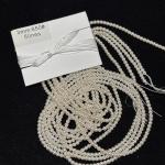 Swarosvki - 3mm White shade round Pearl