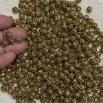 Braselet Antique Gold Balls 6.7x6.3mm pack of 5 pc