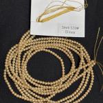 Swarosvki - Cream shade round Pearl 3mm