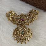 One Gram Gold Rani haram Pendant Without Earrings