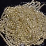 A+ Swarovski Replica 6mm Cream Shade Round Pearls