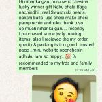 2 Lines Swarovski Mala with Monalisa Beads