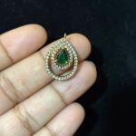 Antique Finish Double Drop Charms ( colours available)